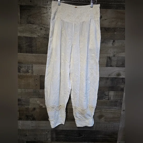 Free People Clementine Embroidered Trousers - Picture 3 of 6